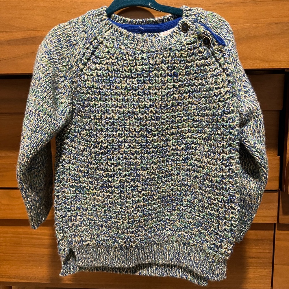 Zara Knit Sweater with Button Detail